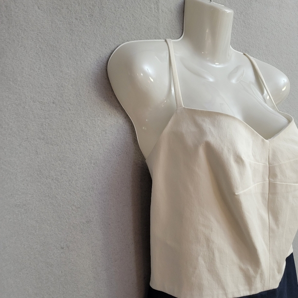 Banana Republic Navy & White sundress size 16 Tall NWT - Picture 4 of 13